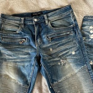 Mens Embellished Jeans